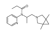 N-[1-(1,5-dimethyl-3-azabicyclo[3.1.0]hexan-3-yl)propan-2-yl]-N-pyridin-2-ylpropanamide Structure