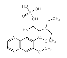 N-(6,7-dimethoxyquinoxalin-5-yl)-N,N-diethyl-ethane-1,2-diamine Structure