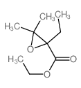 ethyl 2-ethyl-3,3-dimethyl-oxirane-2-carboxylate Structure