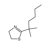 2-(1,1-dimethyl-pentyl)-4,5-dihydro-thiazole结构式