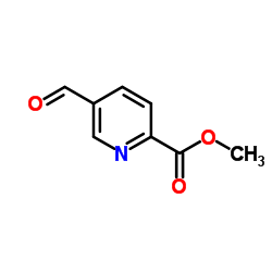 5-甲酰基吡啶甲酸甲酯结构式