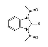 N,N'-Diacetyl-benzimidazolin-2-thion Structure