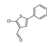 2-Chloro-5-phenylthiophene-3-carbaldehyde structure