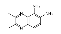 2,3-dimethylquinoxaline-5,6-diamine Structure