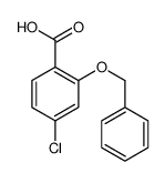 4-chloro-2-phenylmethoxybenzoic acid结构式