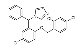 1-[5-chloro-2-(2,4-dichloro-benzyloxy)-benzhydryl]-1H-imidazole Structure