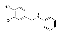 2-Methoxy-4-phenylaminomethyl-phenol结构式