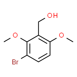 (3-Bromo-2,6-dimethoxyphenyl)methanol结构式