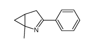 1-methyl-3-phenyl-2-azabicyclo[3.1.0]hex-2-ene结构式
