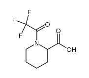 (+/-)-N-trifluoroacetyl pipecolic acid结构式