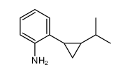 2-[2-(1-甲基乙基)环丙基]苯胺结构式