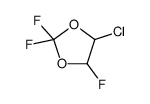 4-chloro-2,2,5-trifluoro-1,3-dioxolane Structure