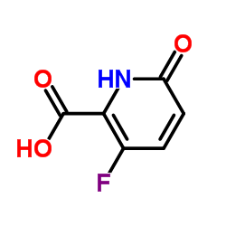 3-氟-6-羟基-2-吡啶甲酸结构式