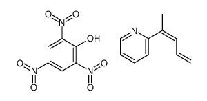 2-penta-2,4-dien-2-ylpyridine,2,4,6-trinitrophenol结构式