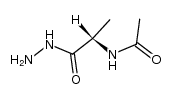 Ac-L-AlaN2H3 Structure