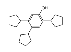 2,4,5-tricyclopentylphenol structure