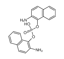 Bis-<2-amino-naphth-1-yl>-phosphat结构式