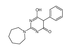 2-(Hexahydro-1H-azepin-1-yl)-5-phenylpyrimidine-4,6(1H,5H)-dione结构式