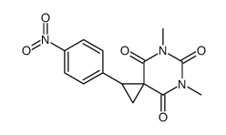 5,7-dimethyl-2-(4-nitrophenyl)-5,7-diazaspiro[2.5]octane-4,6,8-trione结构式