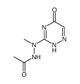 3-(N'-acetyl-N-methyl-hydrazino)-2H-[1,2,4]triazin-5-one Structure