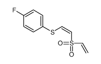 1-(2-ethenylsulfonylethenylsulfanyl)-4-fluorobenzene结构式