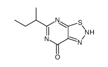 5-butan-2-yl-2H-thiadiazolo[5,4-d]pyrimidin-7-one结构式