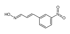 N-[3-(3-nitrophenyl)prop-2-enylidene]hydroxylamine Structure
