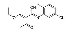 N-(5-chloro-2-methylphenyl)-2-(ethoxymethylidene)-3-oxobutanamide Structure