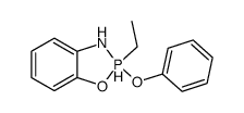 2-phenoxy-2-ethyl-2,3-dihydro-1,3,2λ5-benzoxazaphosphole结构式