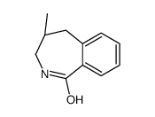 (4R)-4-methyl-2,3,4,5-tetrahydro-2-benzazepin-1-one结构式