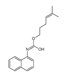 5-methylhex-4-enyl N-naphthalen-1-ylcarbamate Structure