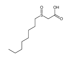 2-octylsulfinylacetic acid Structure