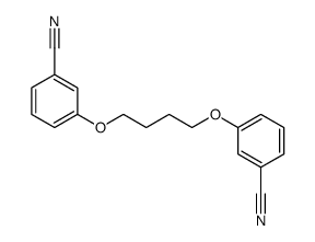 3-[4-(3-cyanophenoxy)butoxy]benzonitrile Structure