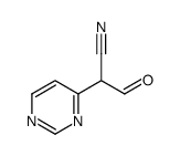 4-Pyrimidineacetonitrile, alpha-formyl- (9CI)结构式