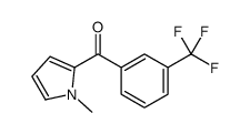 (1-methylpyrrol-2-yl)-[3-(trifluoromethyl)phenyl]methanone结构式