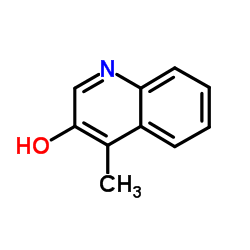 4-甲基-3-羟基喹啉结构式