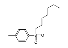 1-hept-2-enylsulfonyl-4-methylbenzene结构式