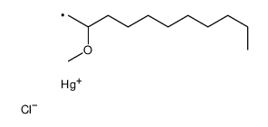 chloro(2-methoxyundecyl)mercury结构式