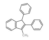 1H-Indene,3-methyl-1,2-diphenyl- Structure