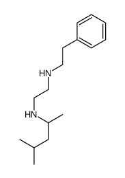 N'-(4-methylpentan-2-yl)-N-(2-phenylethyl)ethane-1,2-diamine结构式