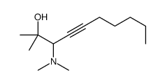3-(dimethylamino)-2-methyldec-4-yn-2-ol Structure