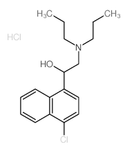 1-(4-chloronaphthalen-1-yl)-2-(dipropylamino)ethanol structure