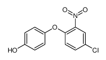 4-(4-chloro-2-nitrophenoxy)phenol结构式