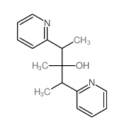 2-Pyridineethanol,a,b-dimethyl-a-[1-(2-pyridinyl)ethyl]- structure