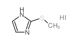 1H-Imidazole,2-(methylthio)-, hydriodide (1:1) Structure