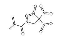 N-trinitroethylmethacrylamide Structure