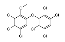 1,2,4,5-tetrachloro-3-(3,4,5-trichloro-2-methoxyphenoxy)benzene结构式