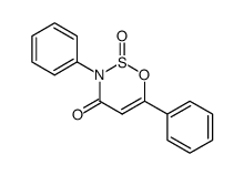 2-oxo-3,6-diphenyl-2,3-dihydro-2λ4-[1,2,3]oxathiazin-4-one Structure