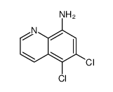 5,6-dichloroquinolin-8-amine结构式