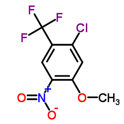 1-Chloro-5-methoxy-4-nitro-2-(trifluoromethyl)benzene structure